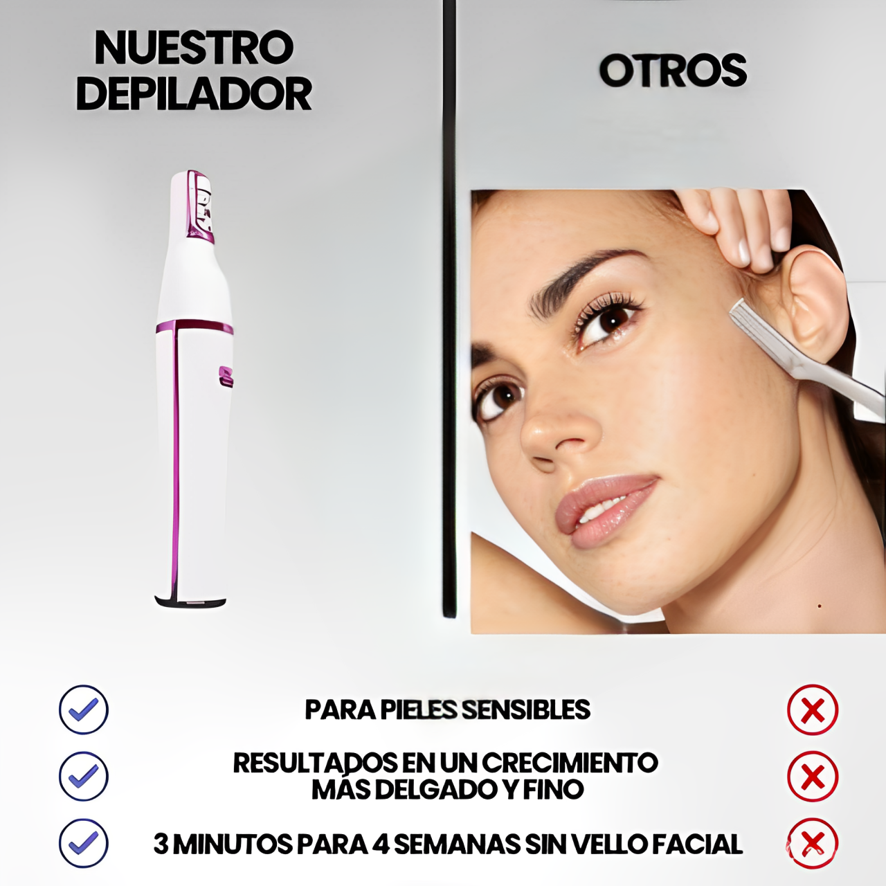 Depilador Facial